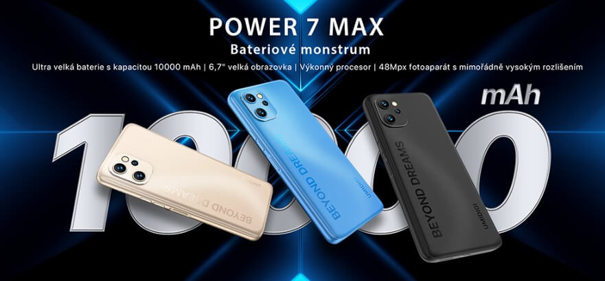 UMIDIGI Power 7 Max úvodní